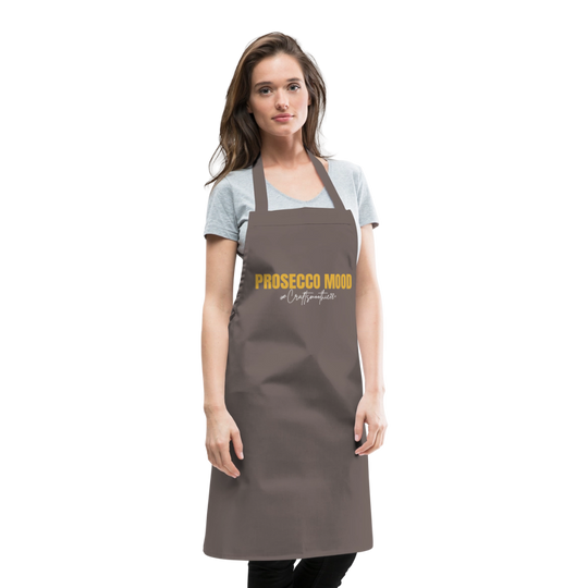 Prosecco Mood - Kochschürze - Grau