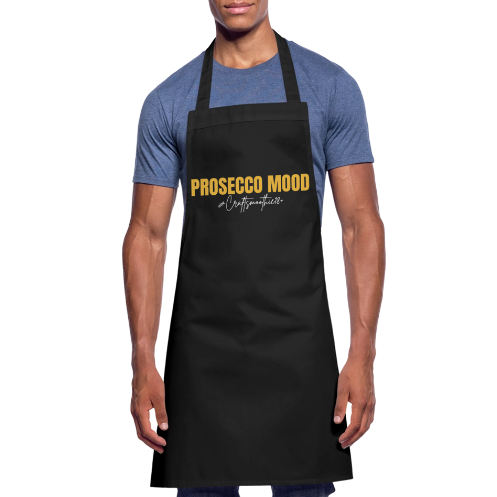 Prosecco Mood - Kochschürze - Schwarz