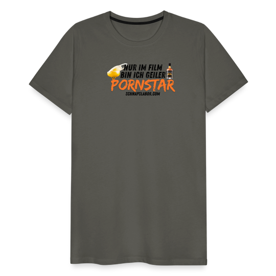 Männer Premium T-Shirt - Asphalt