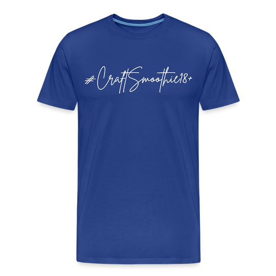 #CraftSmoothie18+ - Männer Premium T-Shirt - Königsblau