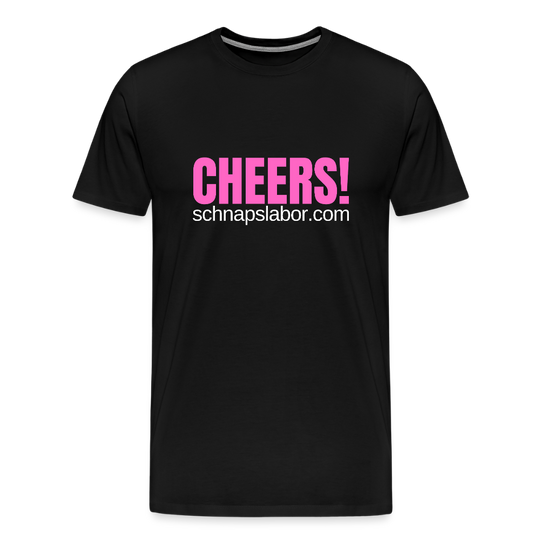 Cheers - Männer Premium T-Shirt - Schwarz