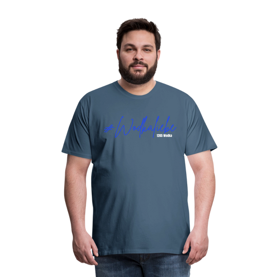 #Wodkaliebe 1205 - Männer Premium T-Shirt - Blaugrau