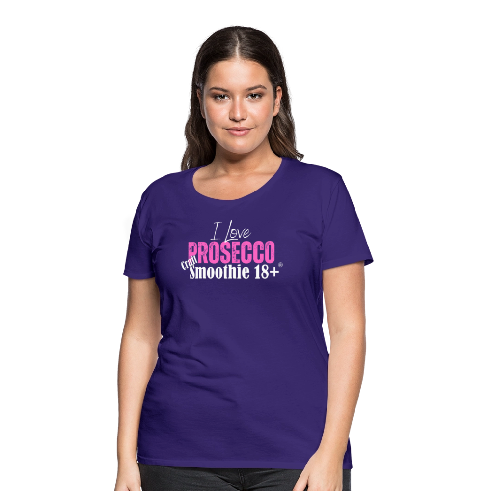 I love Prosecco - Frauen Premium T-Shirt - Lila