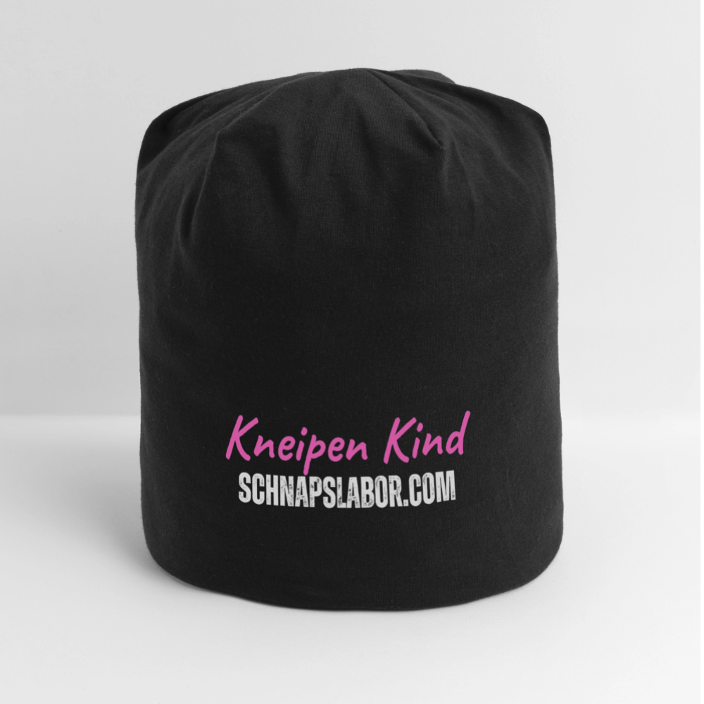 Kneipen Kind - Jersey-Beanie - Schwarz