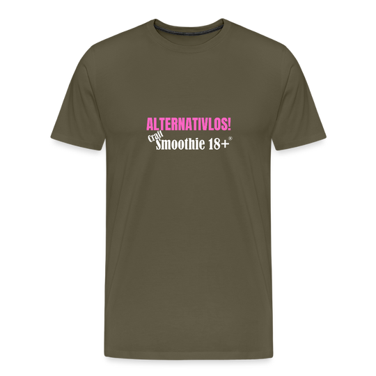 Alternativlos - Männer Premium T-Shirt - Khaki