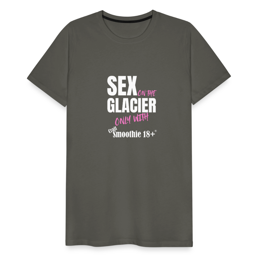 Sex on the Glacier - "Männer Premium T-Shirt" - Asphalt