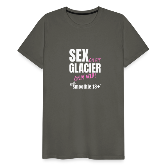 Sex on the Glacier - "Männer Premium T-Shirt" - Asphalt