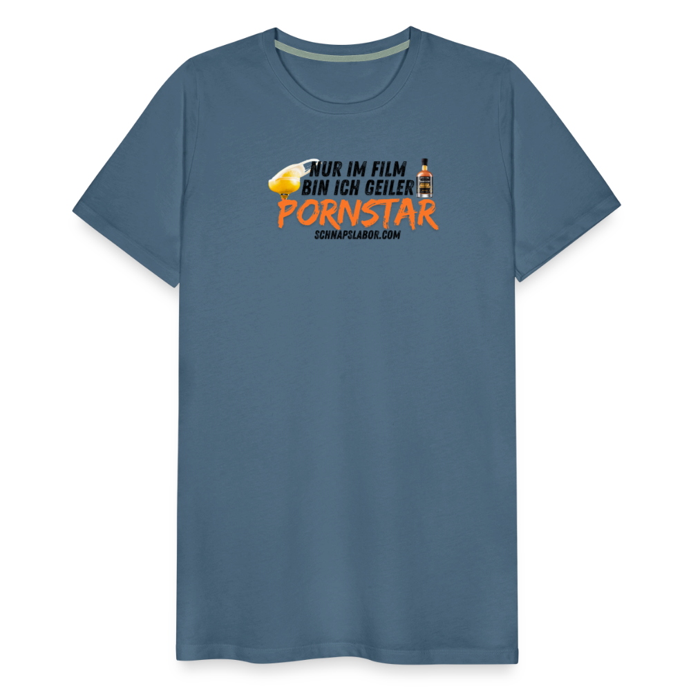 Männer Premium T-Shirt - Blaugrau