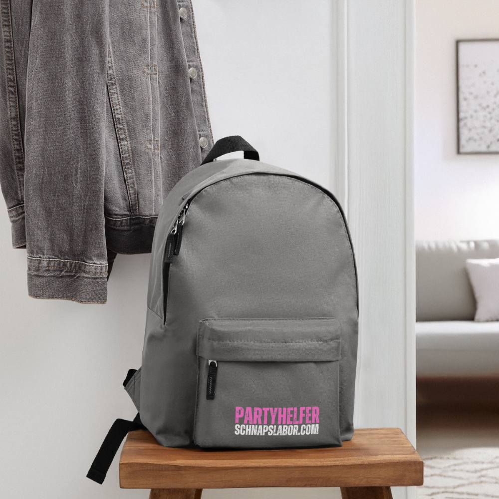 Partyhelfer - Rucksack - Mittelgrau