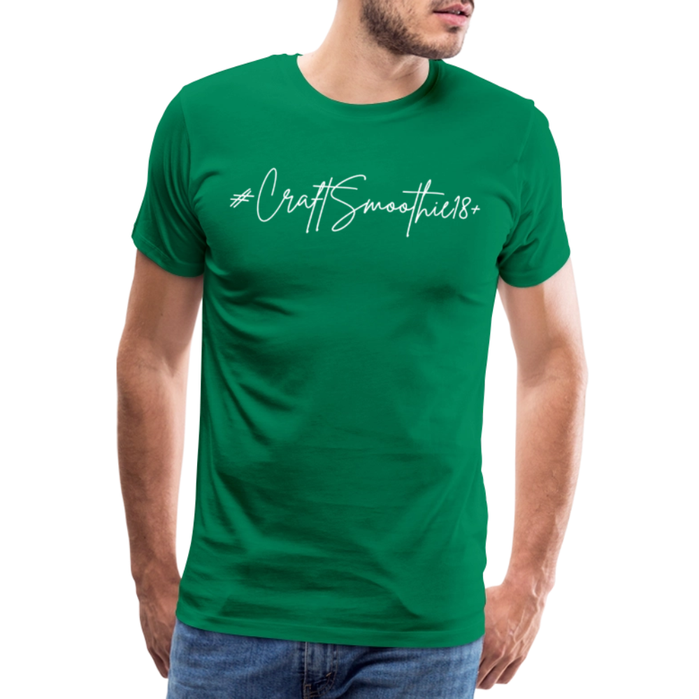 #CraftSmoothie18+ - Männer Premium T-Shirt - Kelly Green
