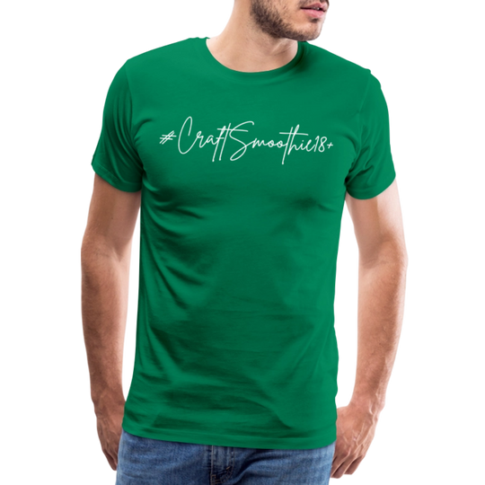 #CraftSmoothie18+ - Männer Premium T-Shirt - Kelly Green