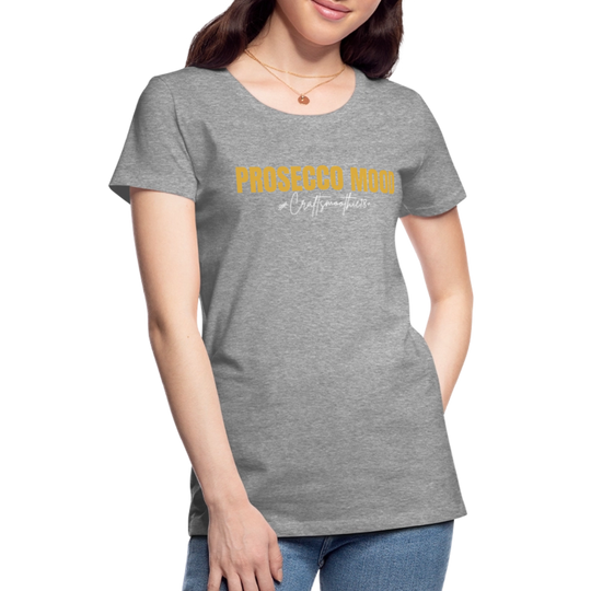 Prosecco Mood - Frauen Premium T-Shirt - Grau meliert
