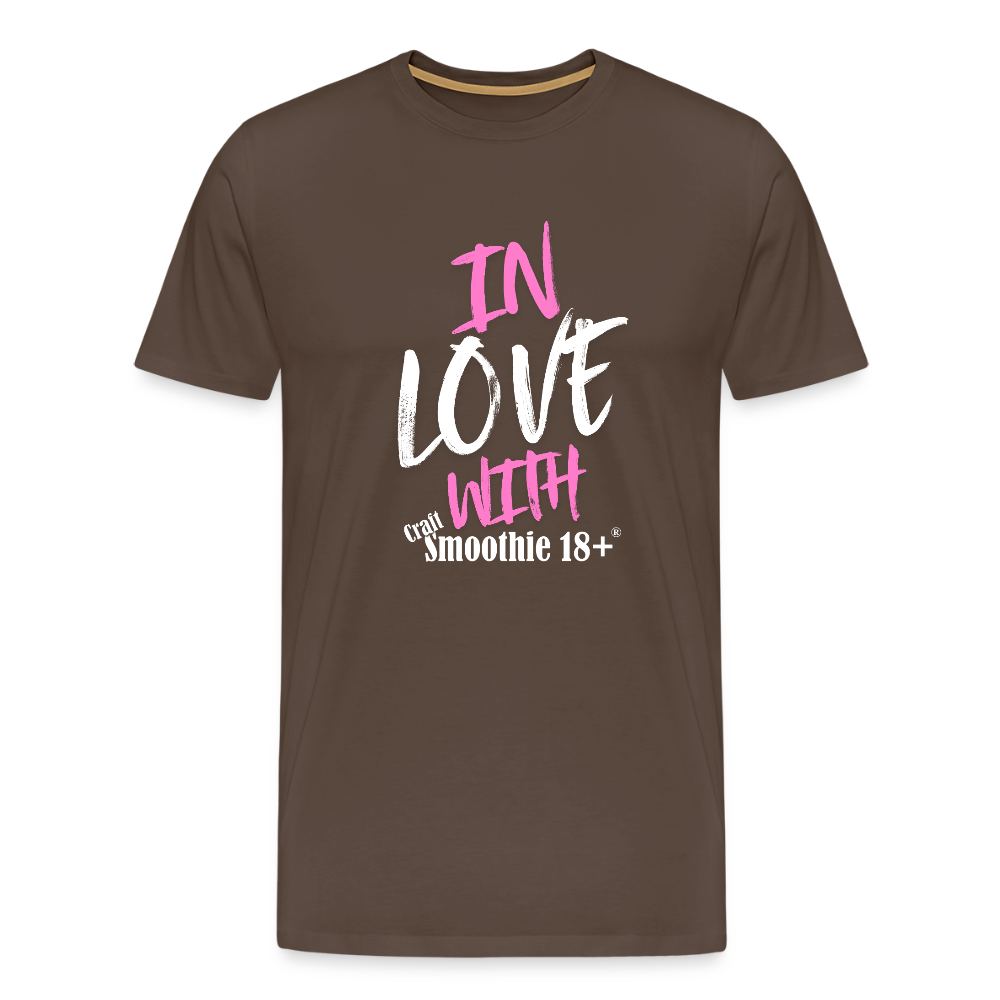 In Love - Männer Premium T-Shirt - Edelbraun