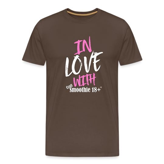 In Love - Männer Premium T-Shirt - Edelbraun