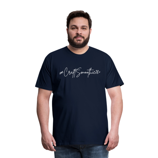 #CraftSmoothie18+ - Männer Premium T-Shirt - Navy