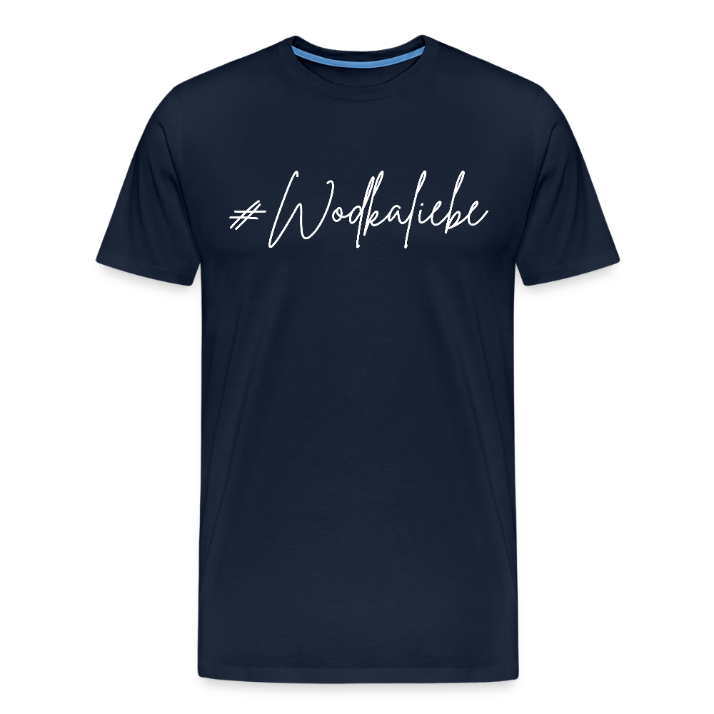 #Wodkaliebe - Männer Premium T-Shirt - Navy
