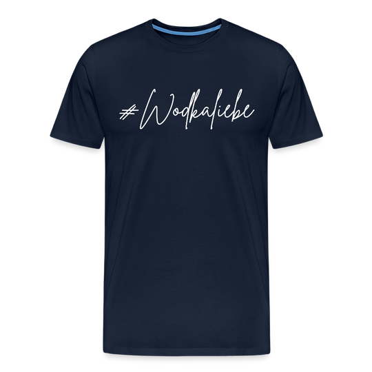#Wodkaliebe - Männer Premium T-Shirt - Navy