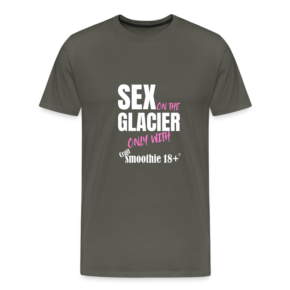 Sex on the Glacier - "Männer Premium T-Shirt" - Asphalt