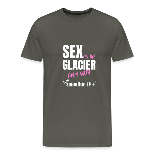 Sex on the Glacier - "Männer Premium T-Shirt" - Asphalt