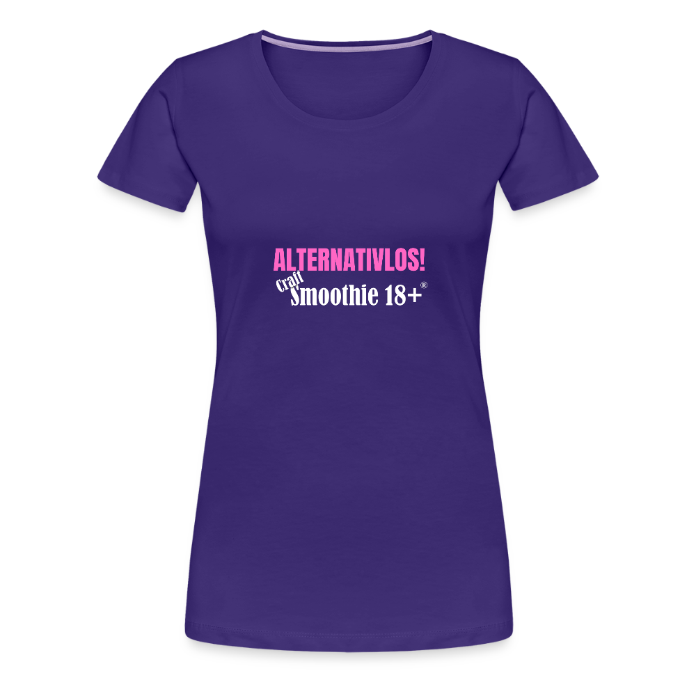 Alternativlos - Frauen Premium T-Shirt - Lila