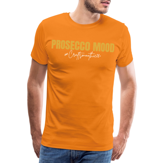 Prosecco Mood - Männer Premium T-Shirt - Orange