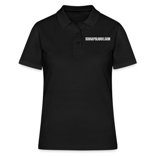 Schnapslabor - Frauen Poloshirt - Schwarz