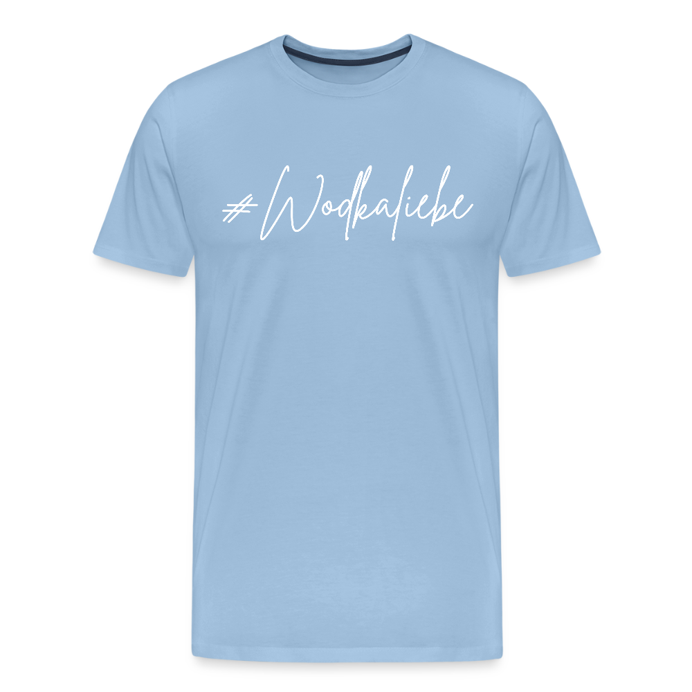 #Wodkaliebe - Männer Premium T-Shirt - Sky