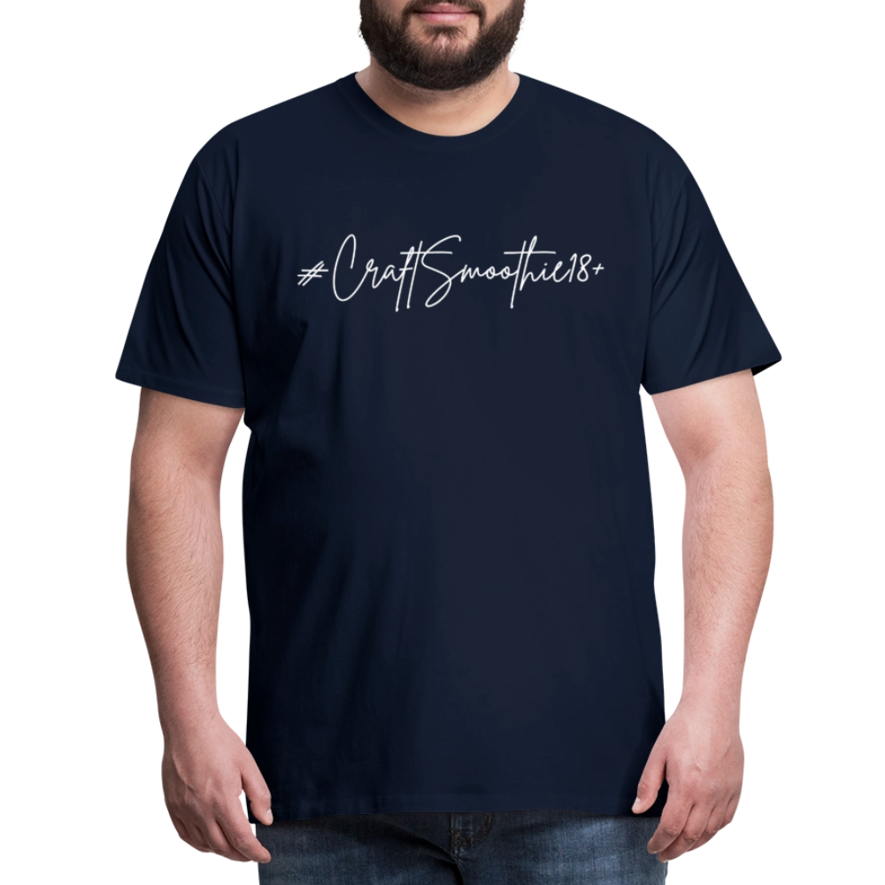 #CraftSmoothie18+ - Männer Premium T-Shirt - Navy