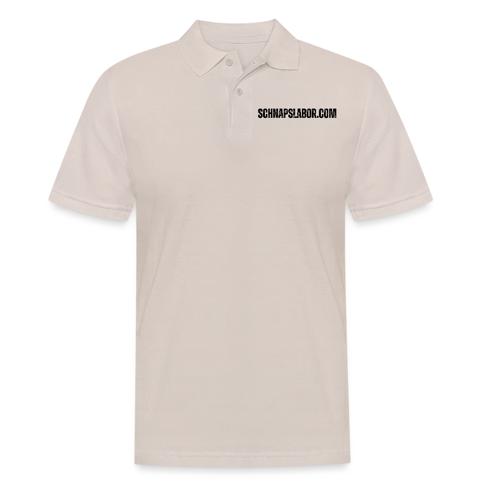 Schnapslabor - Männer Poloshirt - Beige
