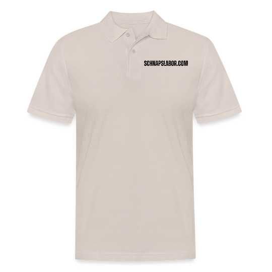 Schnapslabor - Männer Poloshirt - Beige