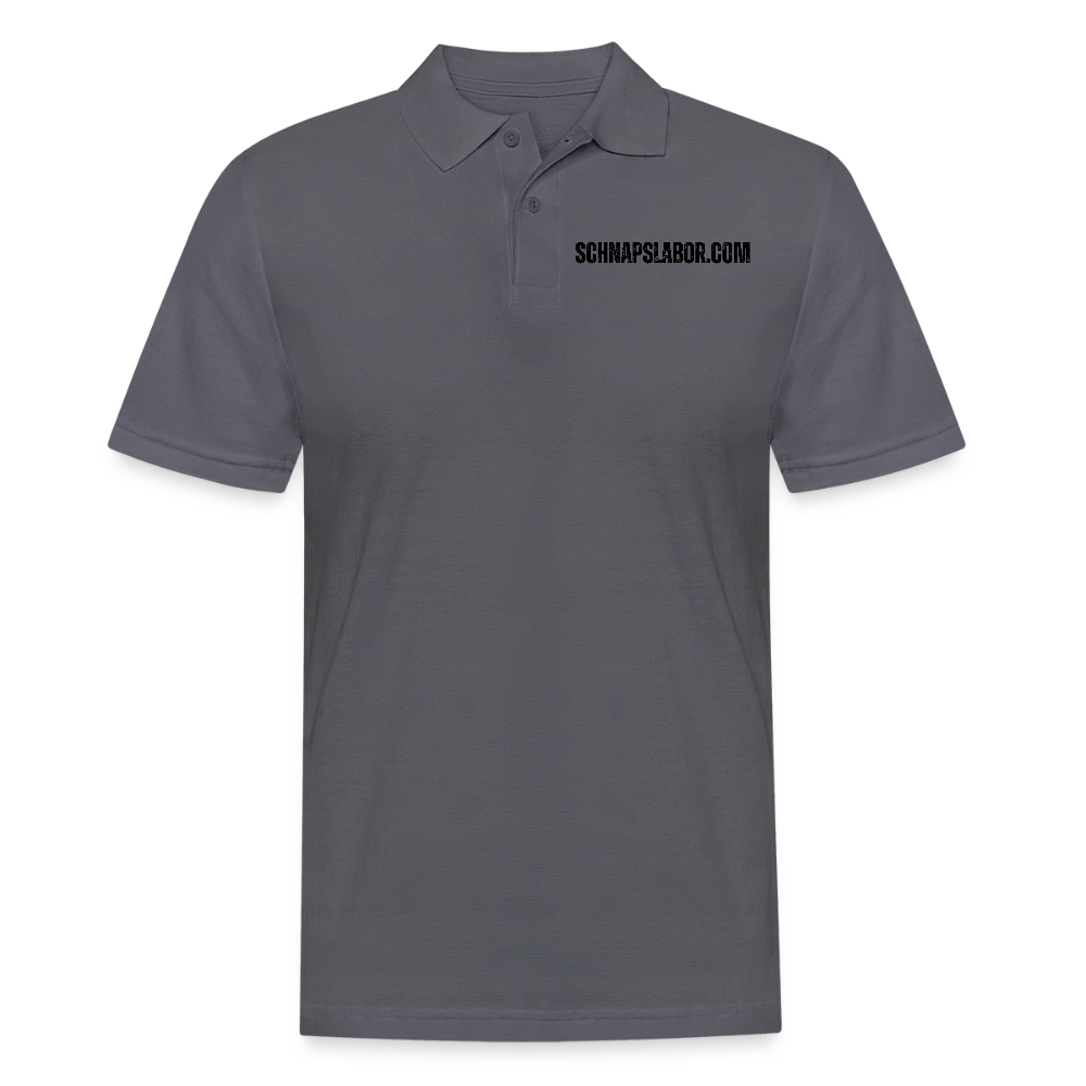 Schnapslabor - Männer Poloshirt - Anthrazit