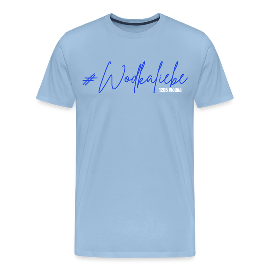 #Wodkaliebe 1205 - Männer Premium T-Shirt - Sky