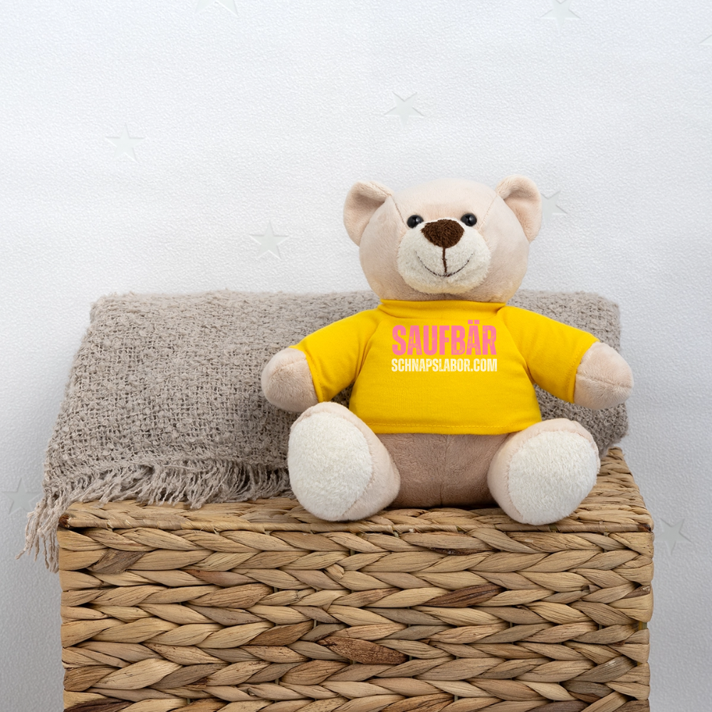 Saufbär - Teddy - Sonnengelb