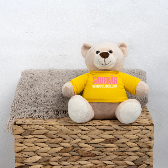 Saufbär - Teddy - Sonnengelb