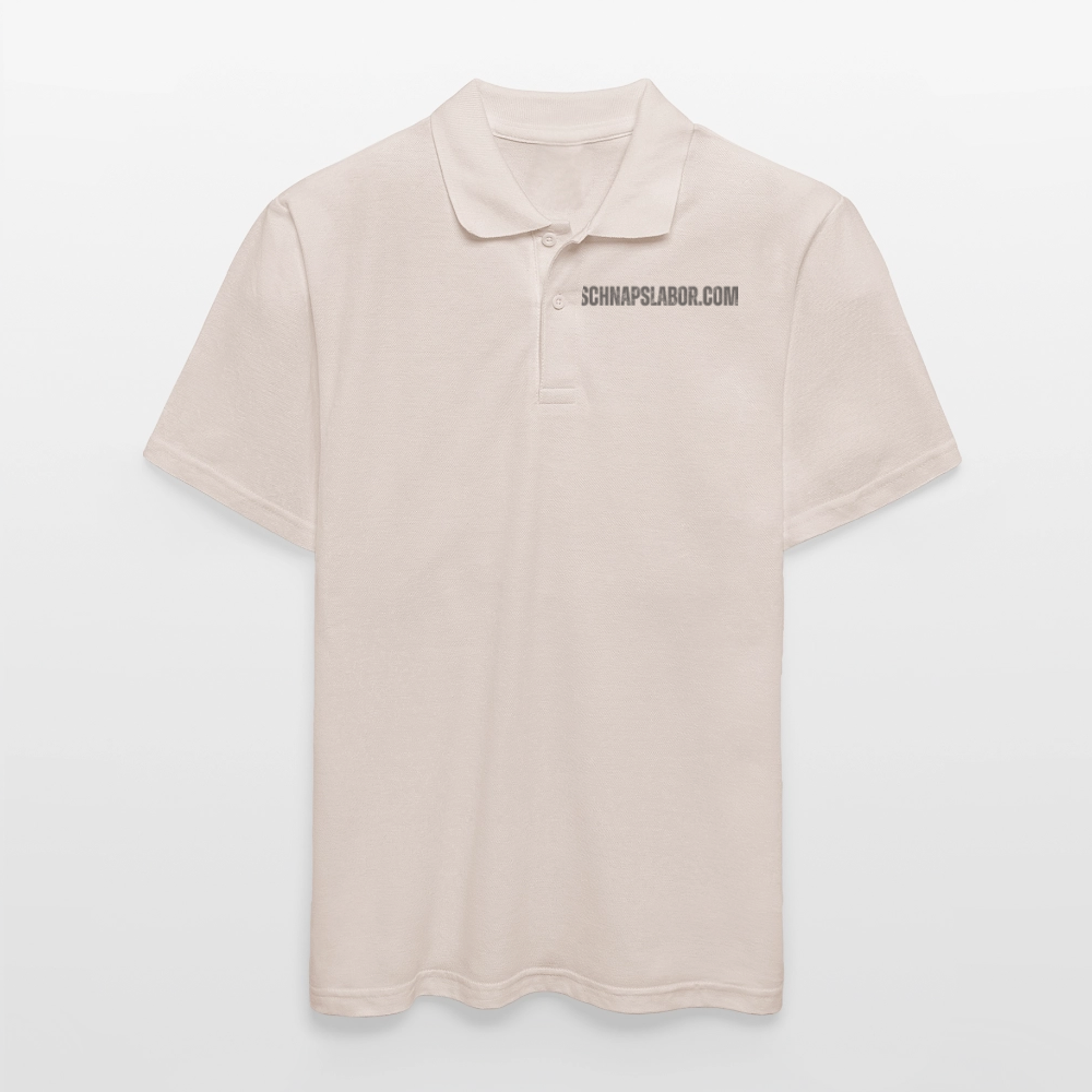 Schnapslabor - Männer Poloshirt - Beige