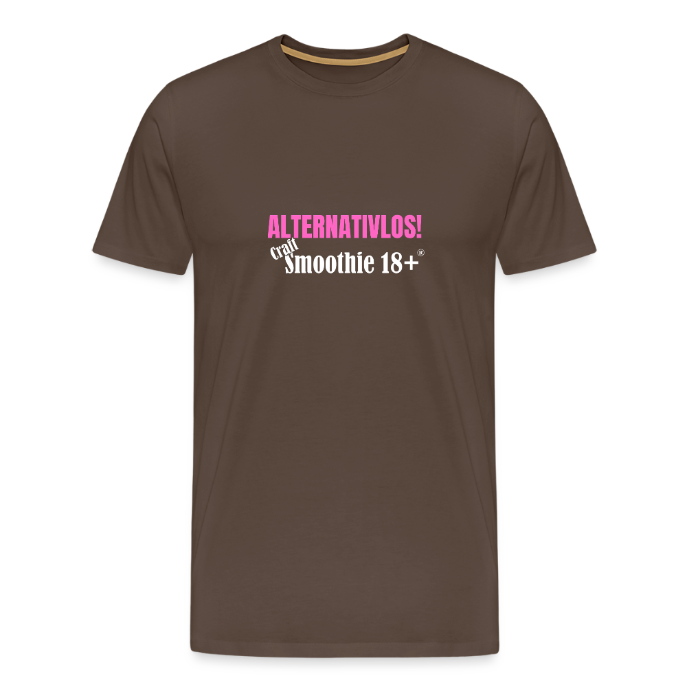 Alternativlos - Männer Premium T-Shirt - Edelbraun