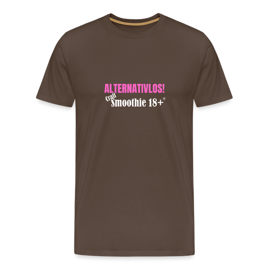 Alternativlos - Männer Premium T-Shirt - Edelbraun