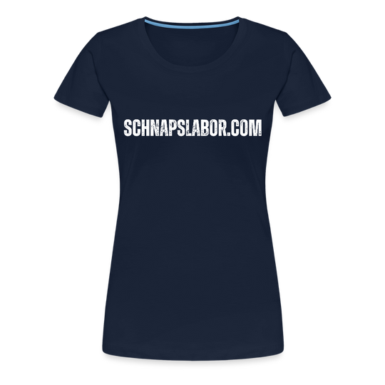 Schnapslabor - "Frauen Premium T-Shirt" - Navy