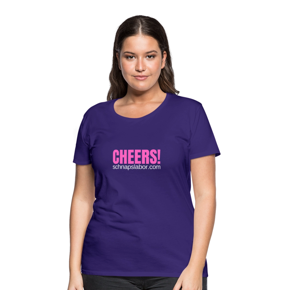 Cheers - Frauen Premium T-Shirt - Lila