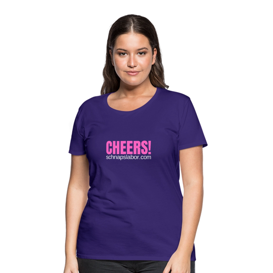 Cheers - Frauen Premium T-Shirt - Lila