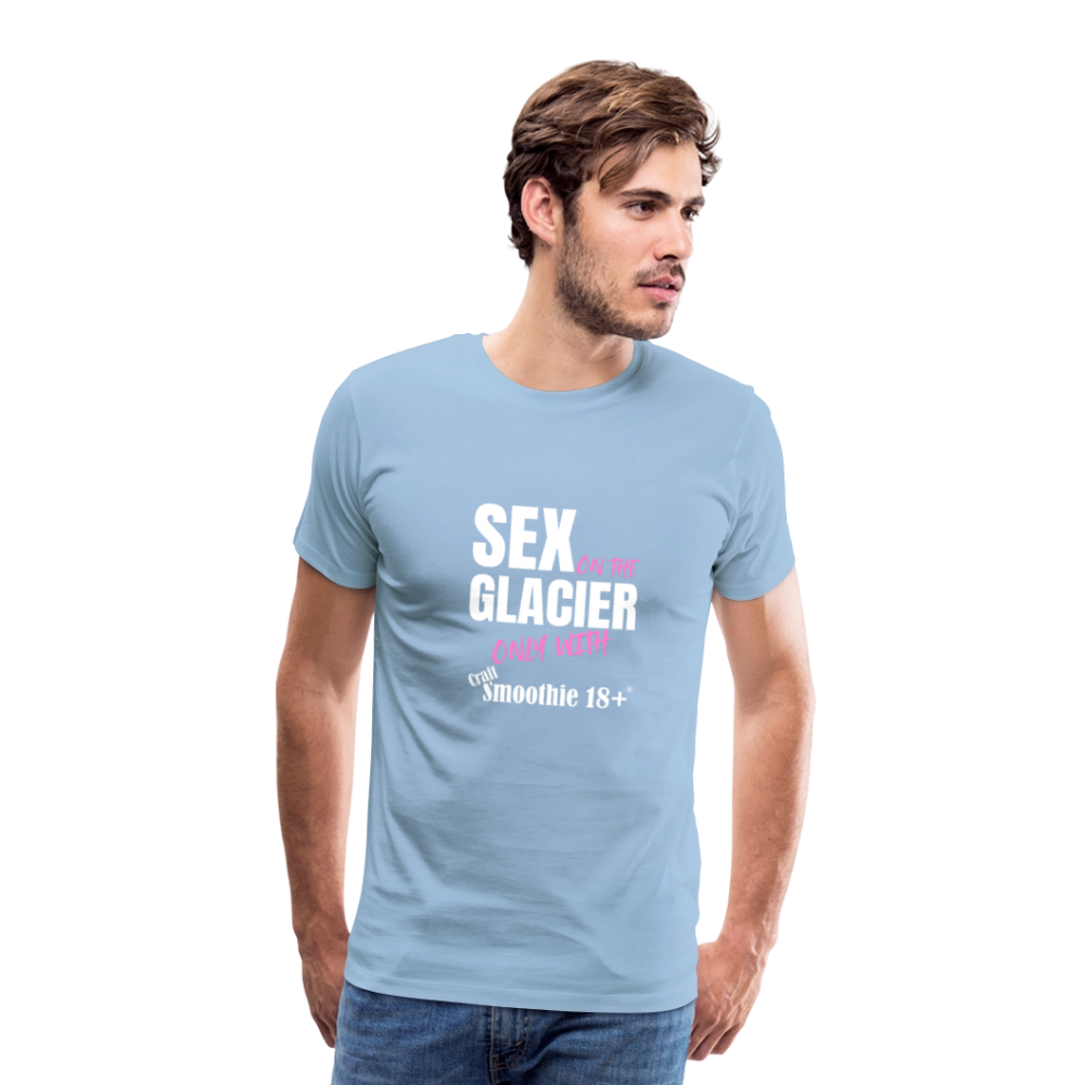Sex on the Glacier - "Männer Premium T-Shirt" - Sky