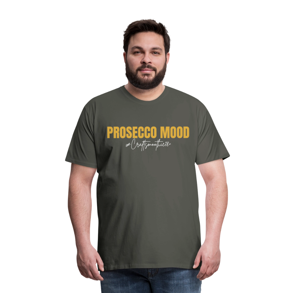 Prosecco Mood - Männer Premium T-Shirt - Asphalt