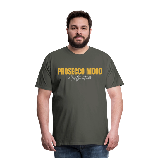 Prosecco Mood - Männer Premium T-Shirt - Asphalt