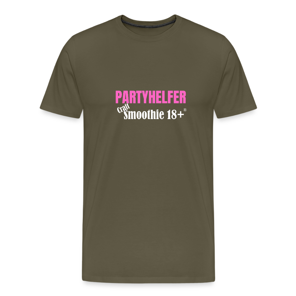 Partyhelfer - Männer Premium T-Shirt - Khaki