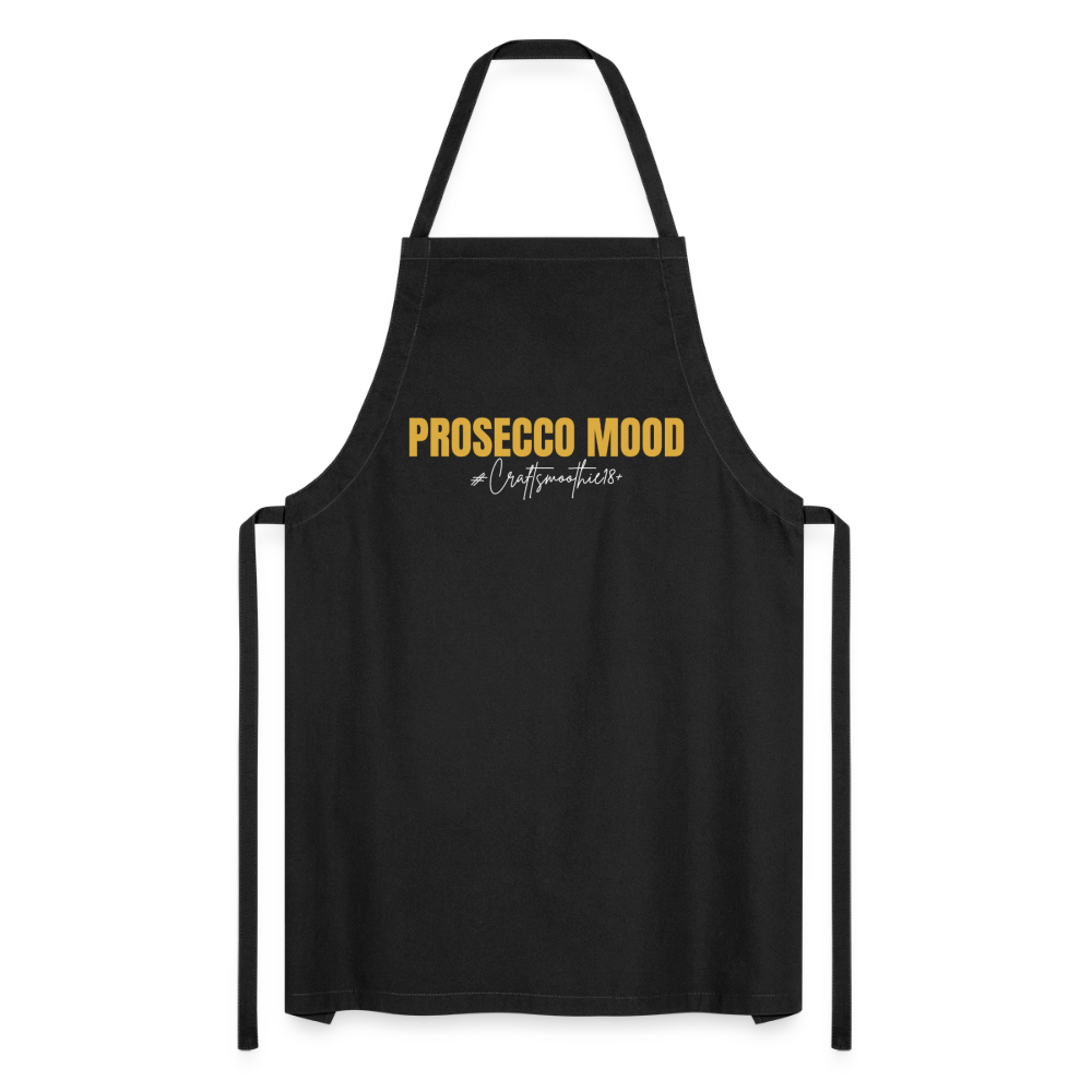 Prosecco Mood - Kochschürze - Schwarz