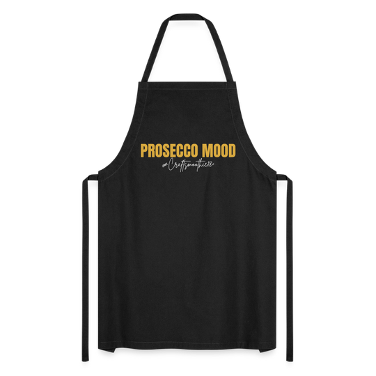Prosecco Mood - Kochschürze - Schwarz