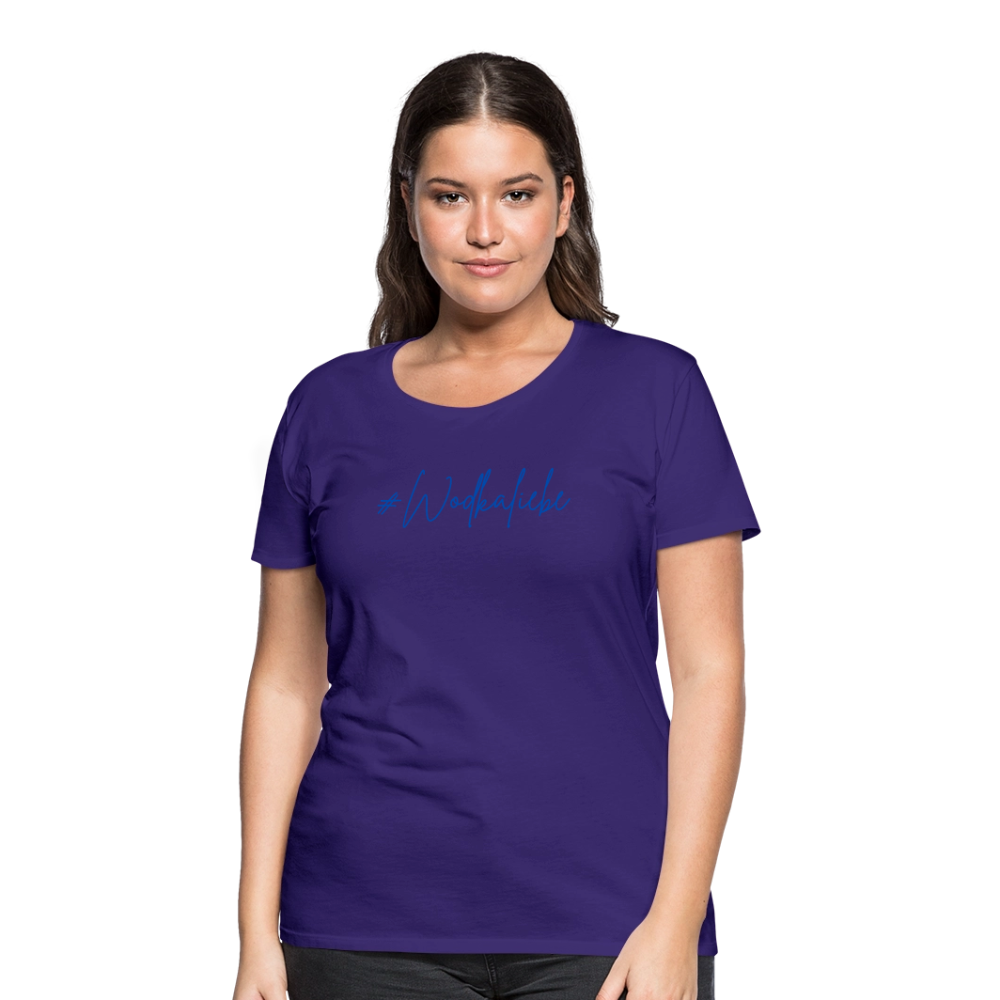 #Wodkaliebe - Frauen Premium T-Shirt - Lila