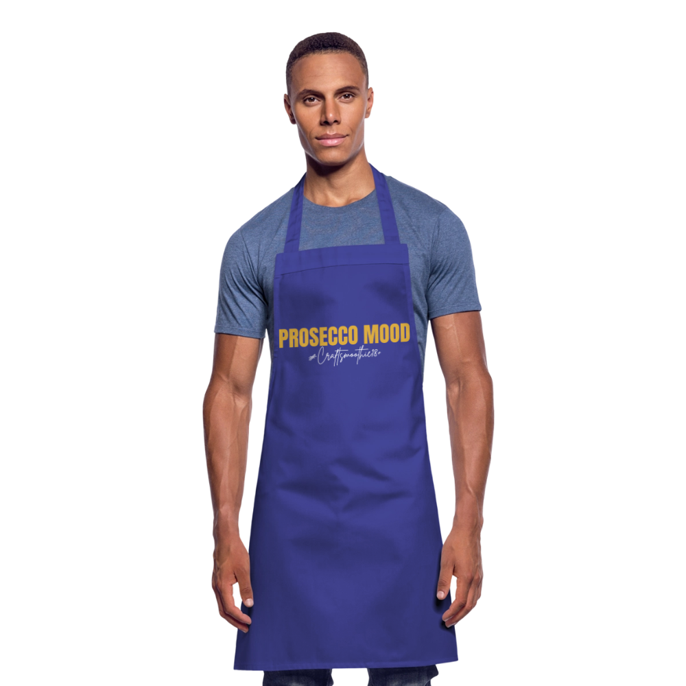 Prosecco Mood - Kochschürze - Royalblau