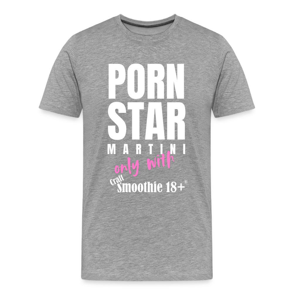 Pornstar - Männer Premium T-Shirt - Grau meliert