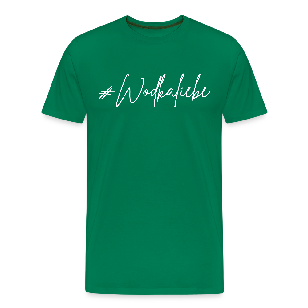#Wodkaliebe - Männer Premium T-Shirt - Kelly Green